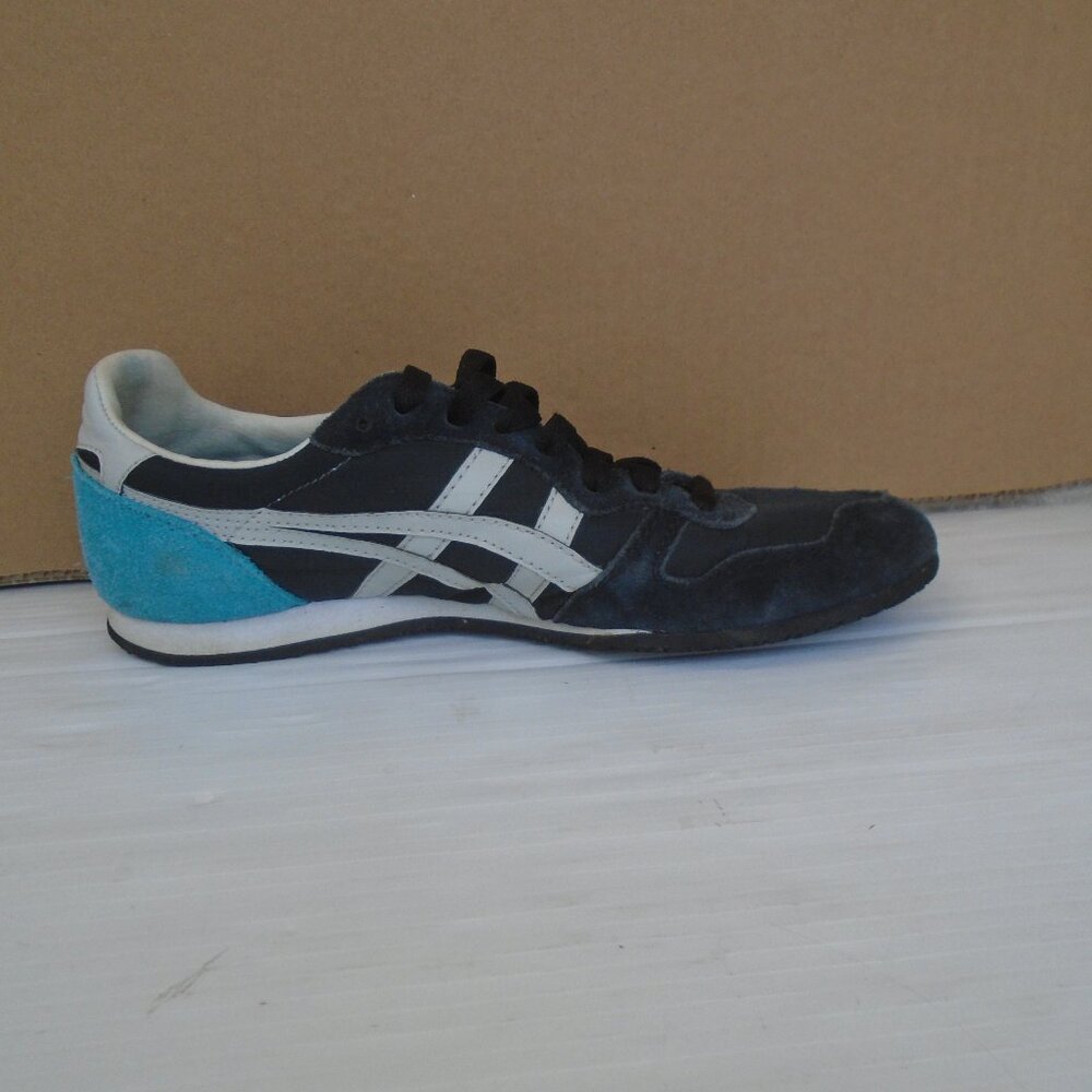 Asics Onitsuka Tiger Serrano Mens Sneakers Size 6 Blue - Picture 2 of 6